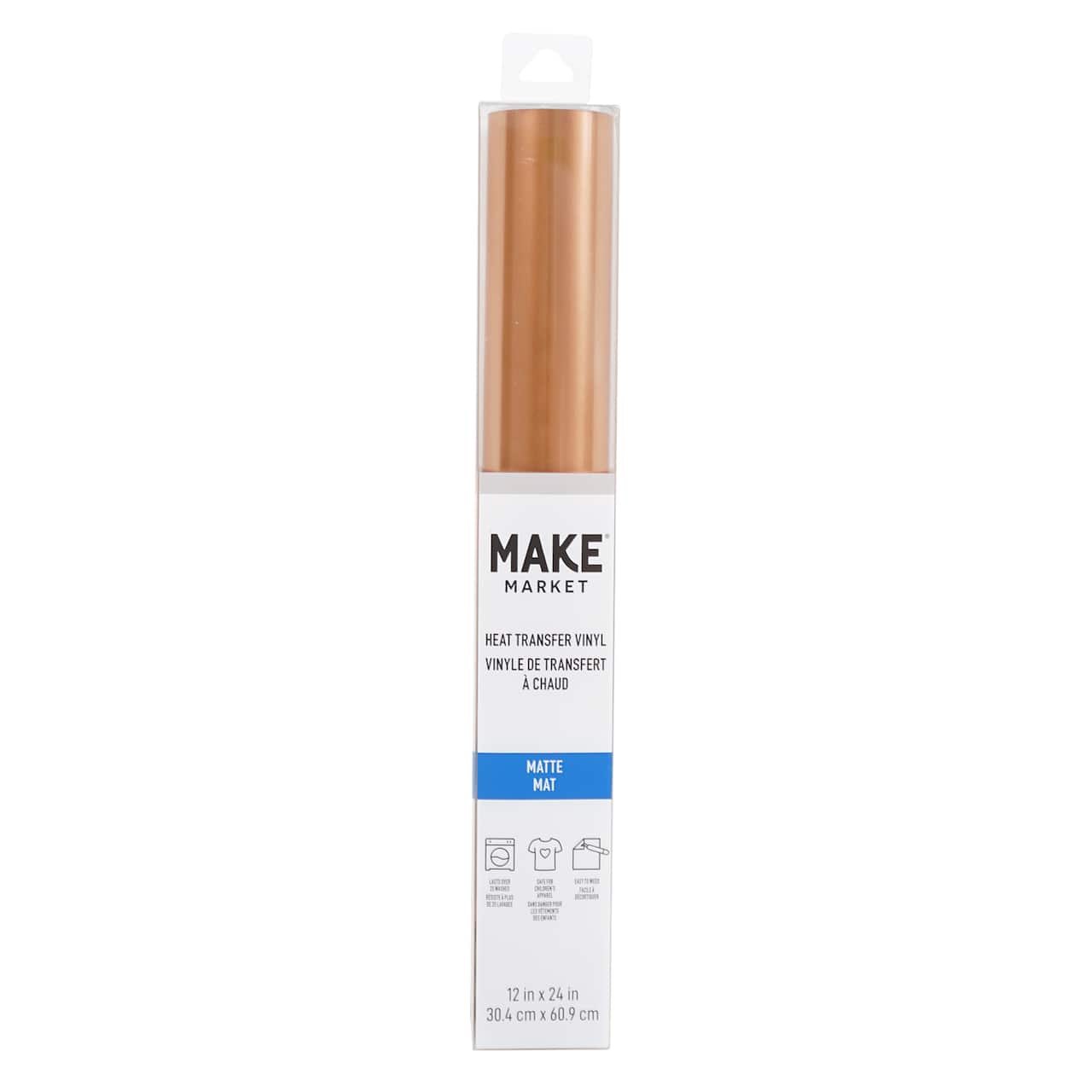 12 Pack: Matte Heat Transfer Vinyl by Make Market®